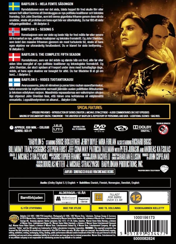 Babylon 5: Complete Box - Sæson 1-5 (30 disc)