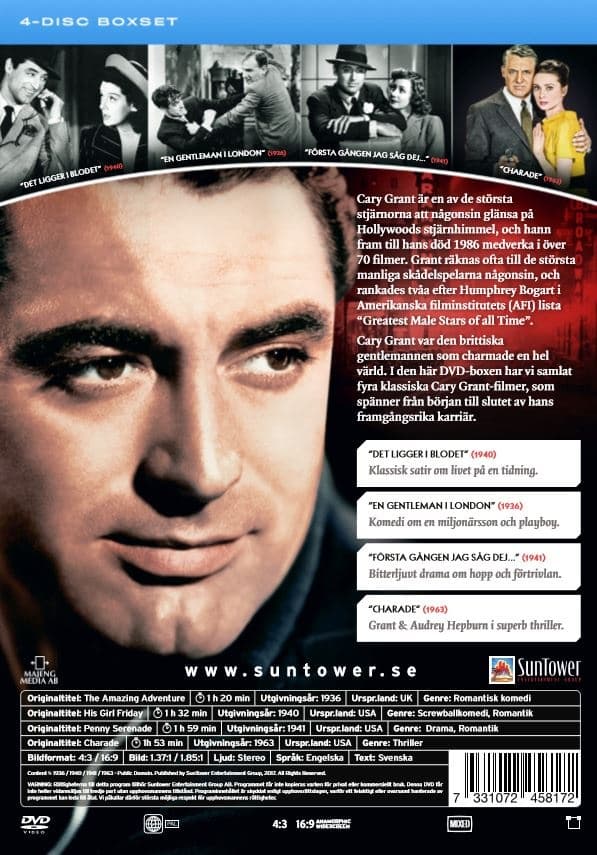 Cary Grant Box (4 disc)
