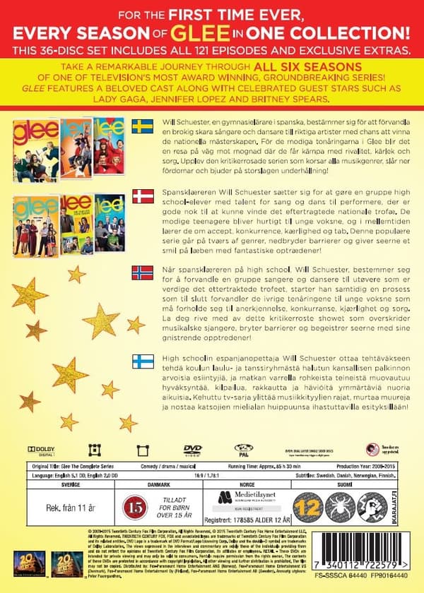 Glee: Complete Box - Kaudet 1-6 (35 disc)