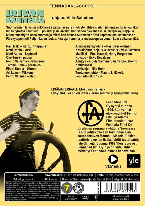 Fennada: Laivan kannella