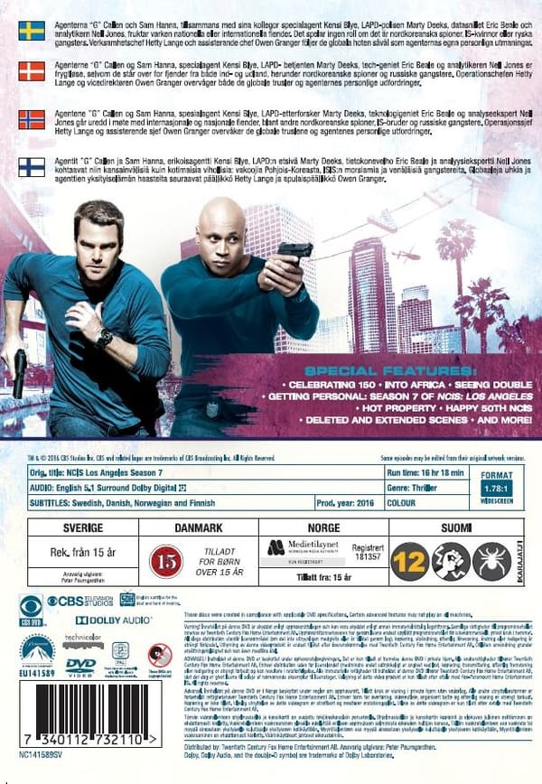 NCIS: Los Angeles - Säsong 7 (6 disc)