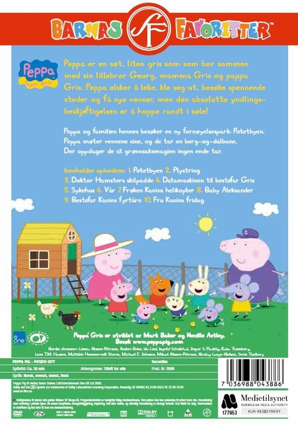 Peppa Gris - Potetbyen