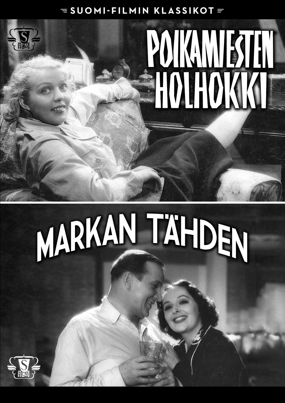 Pikkukuva 1 / 2: Suomi-Filmi: Poikamiesten holhokki & Markan tähden