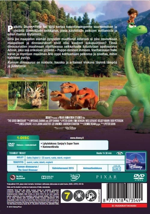 Disney Pixar Klassikko 16 - The Good Dinosaur - Kunnon dinosaurus