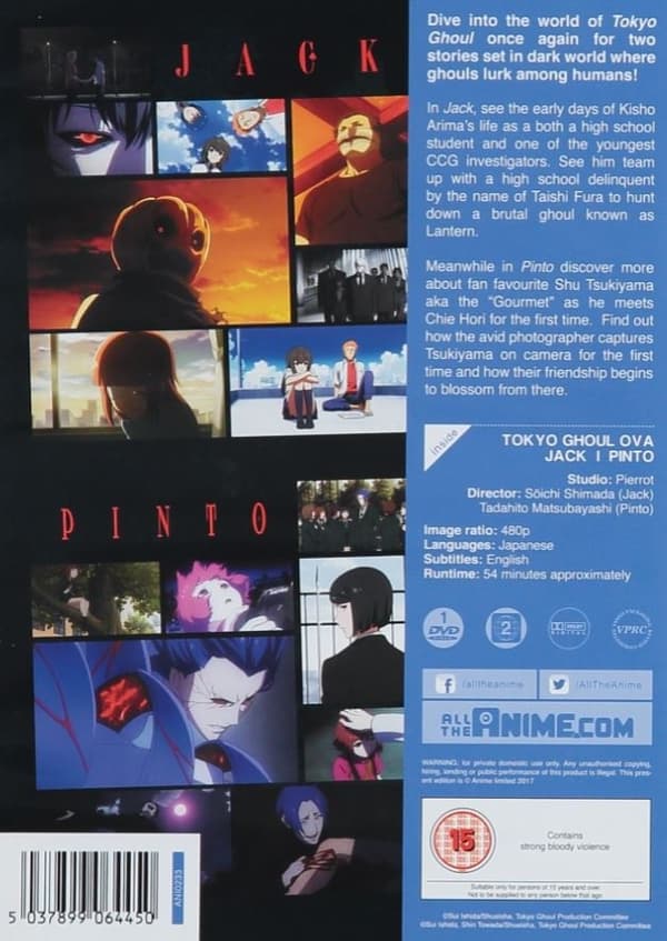 Tokyo Ghoul - OVA Episodes: Jack & Pinto (import)