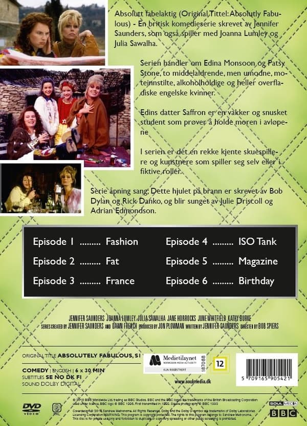 Absolutt Fabelaktig - Sesong 1 (2 disc)