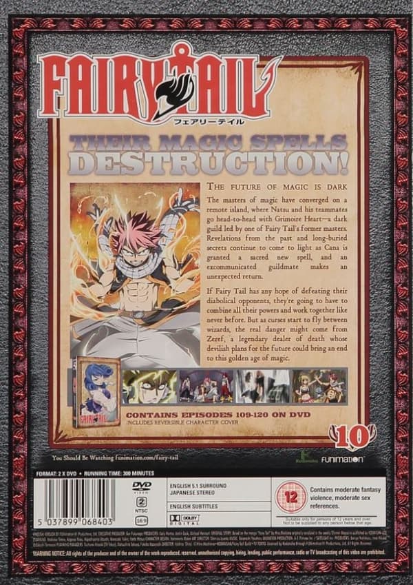 Fairy Tail: Part 10 (2 disc) (import)