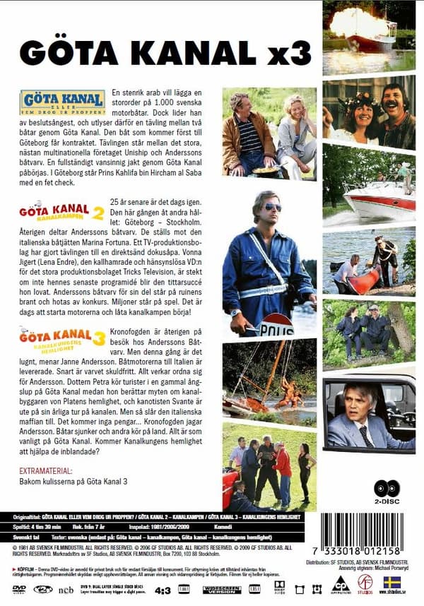 Göta Kanal 1-3 (2 disc)