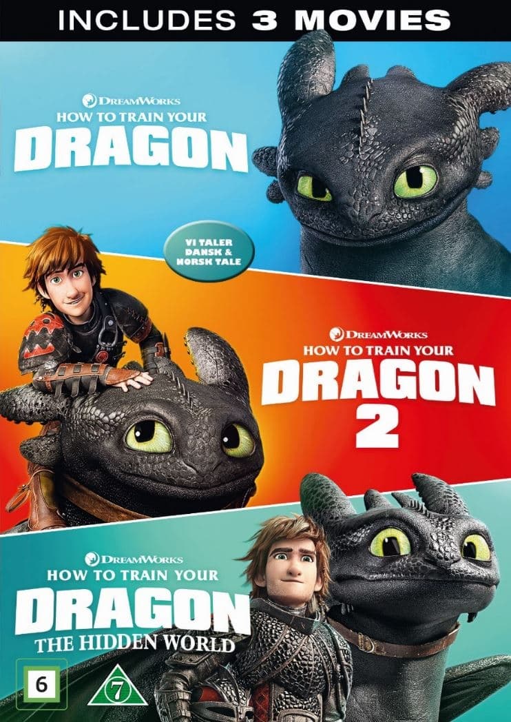 How To Train Your Dragon 1-3 Box (3 disc)
