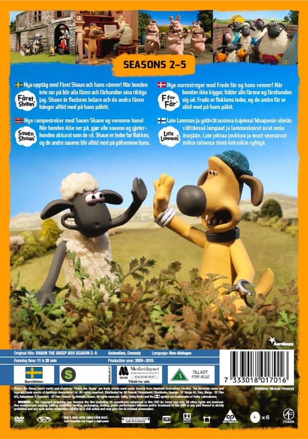 F for Får - Sæson 2-5 (6 disc)
