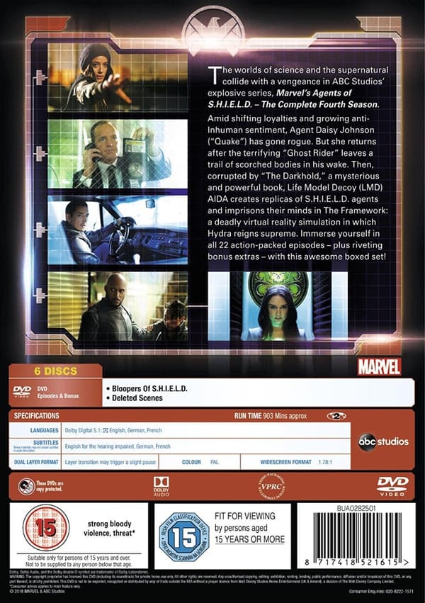 Marvels Agents Of S.H.I.E.L.D. - Season 4 (Import)