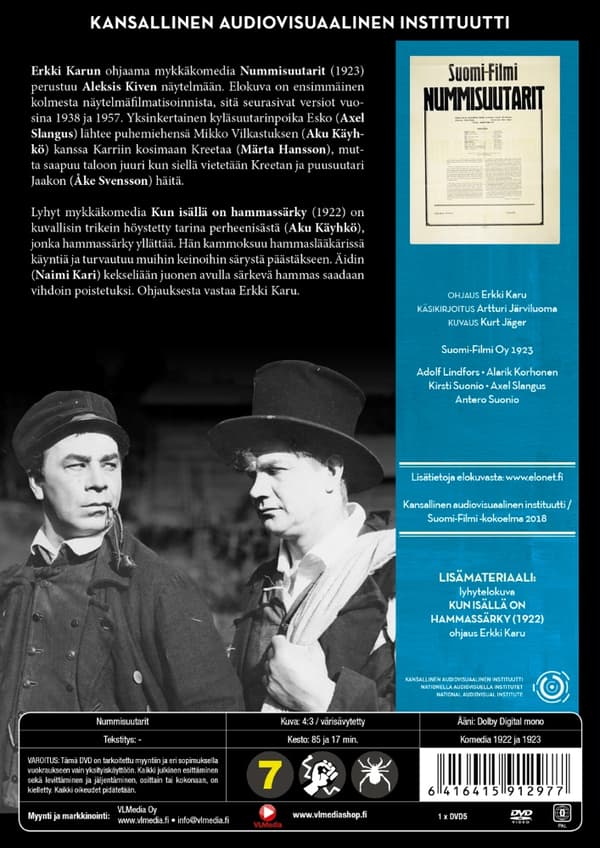 Nummisuutarit 1923 & Kun isällä on hammassärky