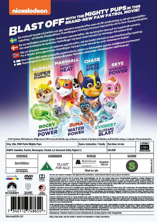Paw Patrol: Mighty Pups