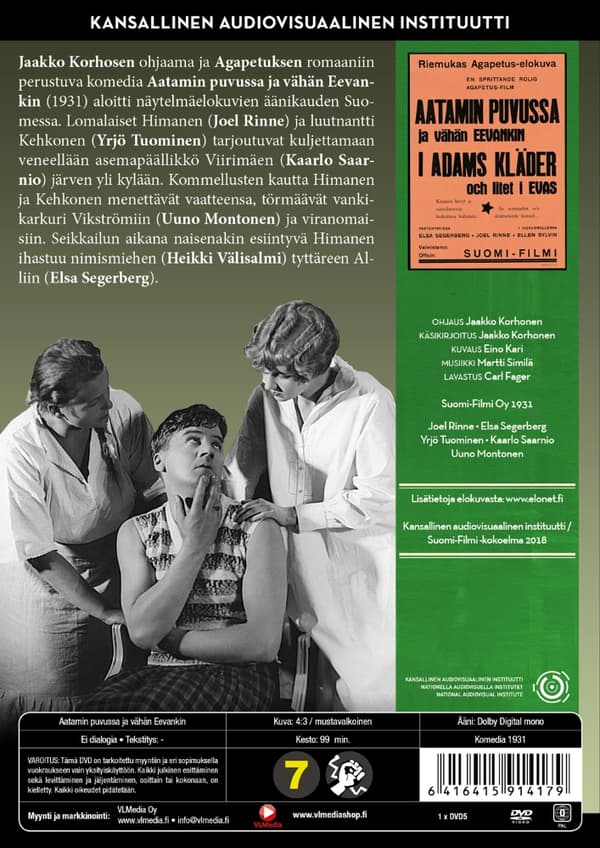 Suomi-Filmi: Aatamin puvussa ja vähän Eevankin