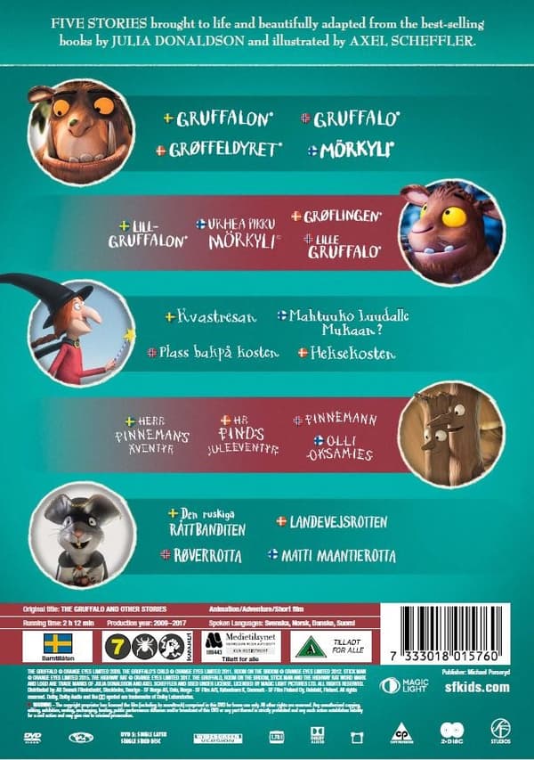 The Gruffalo And Other Stories (2 disc)
