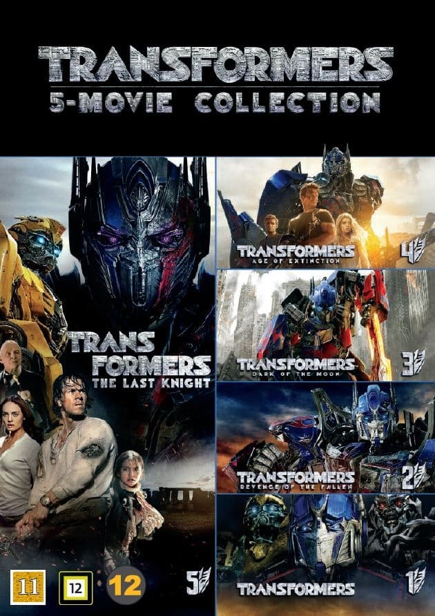 Transformers 1-5 (5 disc)