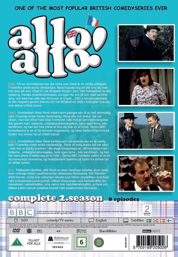 Allo Allo - Season 2 (2 disc)