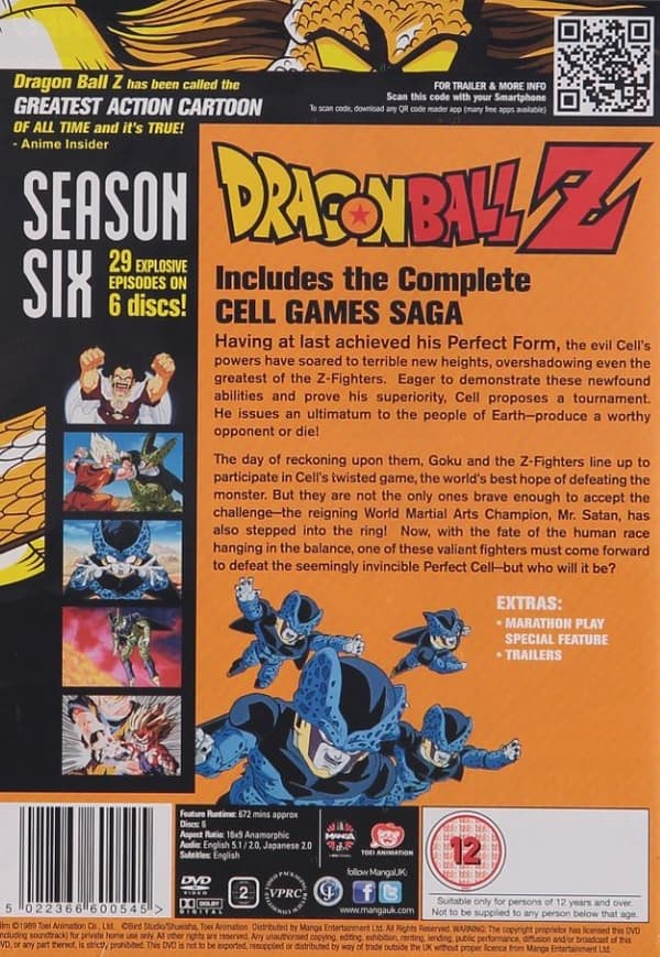 Dragon Ball Z - Season 6 (6 disc) (import)