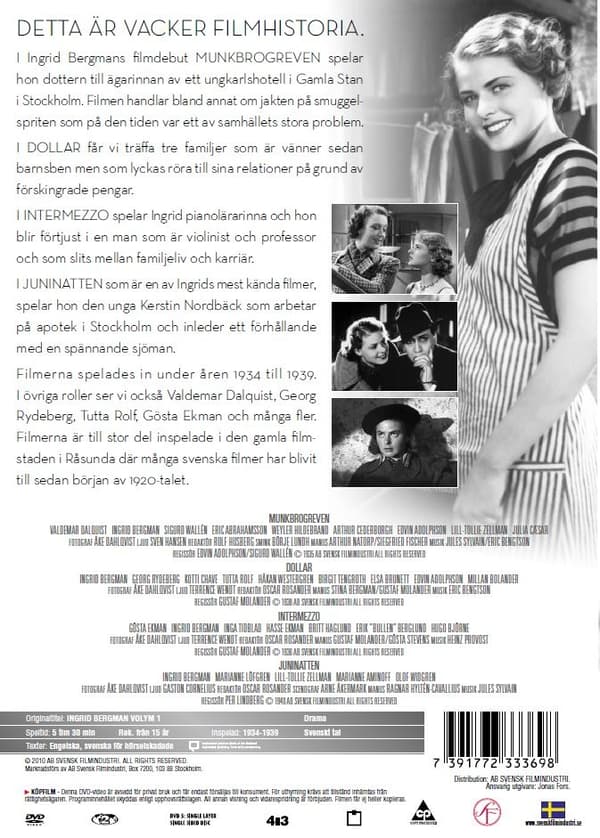Ingrid Bergman: Box - Vol. 1 (4 disc)