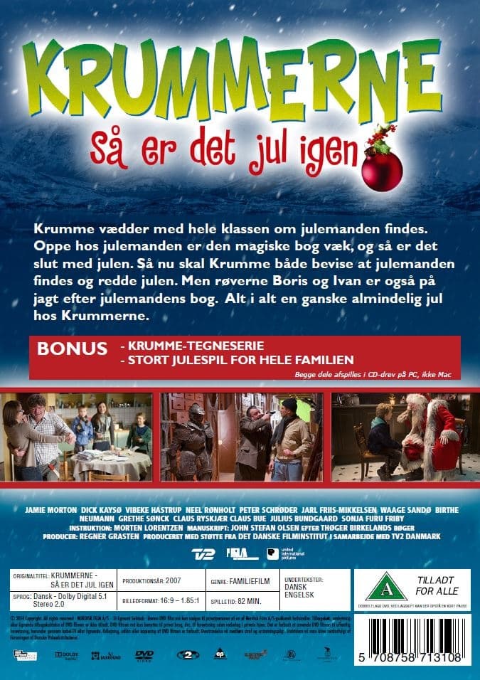 J Krummerne 4 Sa Er Det Jul Igen Cdon Season 1 of ramajetternes jul premiered on 1 december 2017. j krummerne 4 sa er det jul igen
