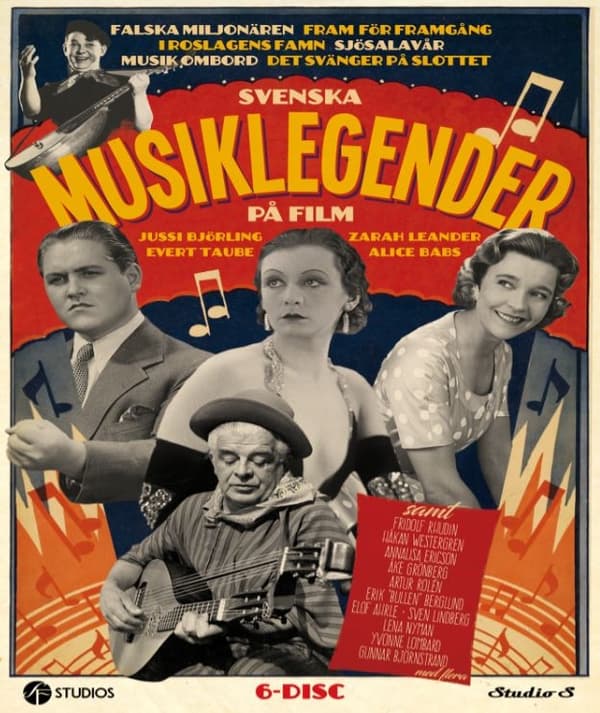 Svenska musiklegender (6 disc)