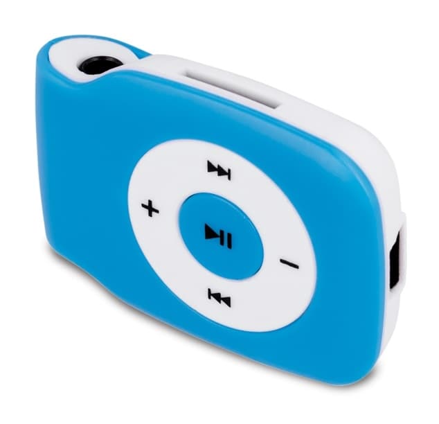 Setty MP3-spelare inkl hörlurar, Blå