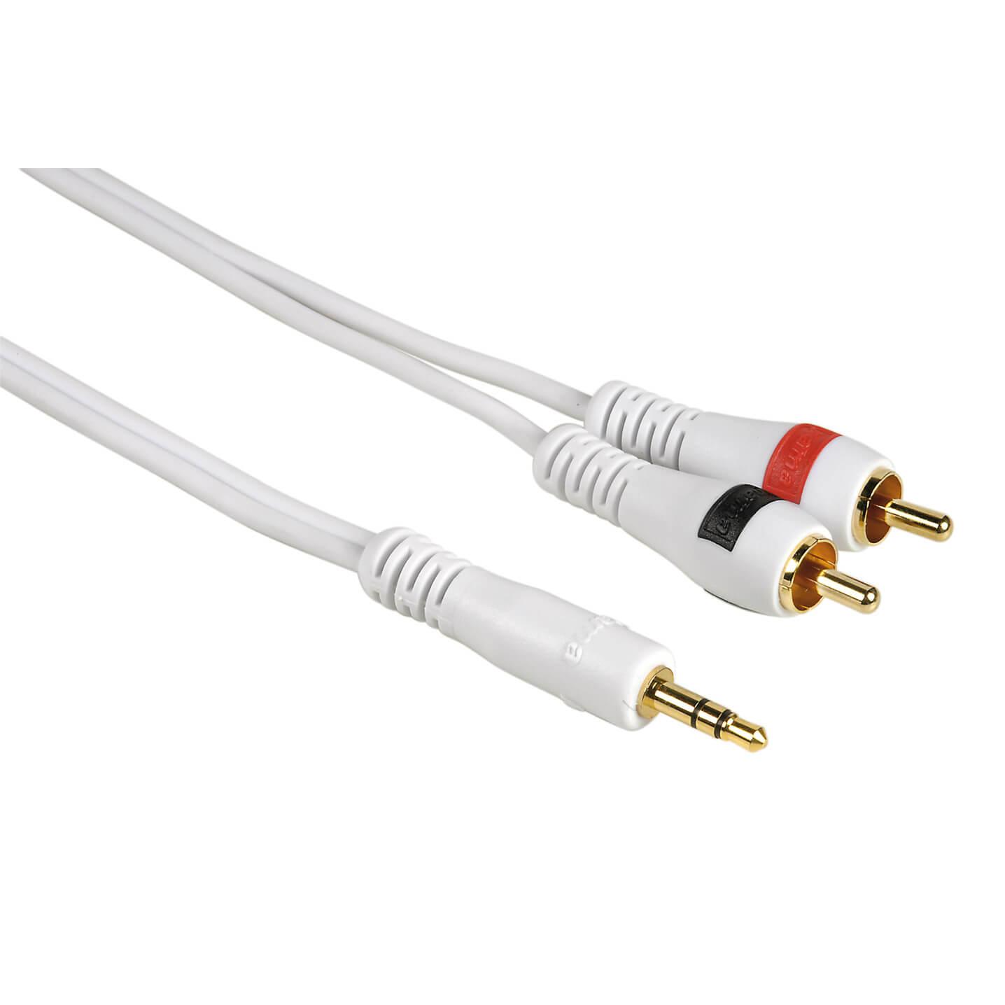HAMA Kabel 3,5mm-2 Phono 2,0m