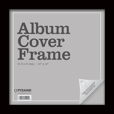 Album Cover Frame - Black wooden frame for LP & 12" Maxi