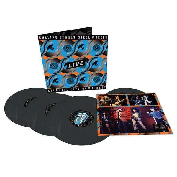 Steel Wheels Live (Atlantic City 1989) - Black 180 Gram Edition (3LP+12" Vinyl)