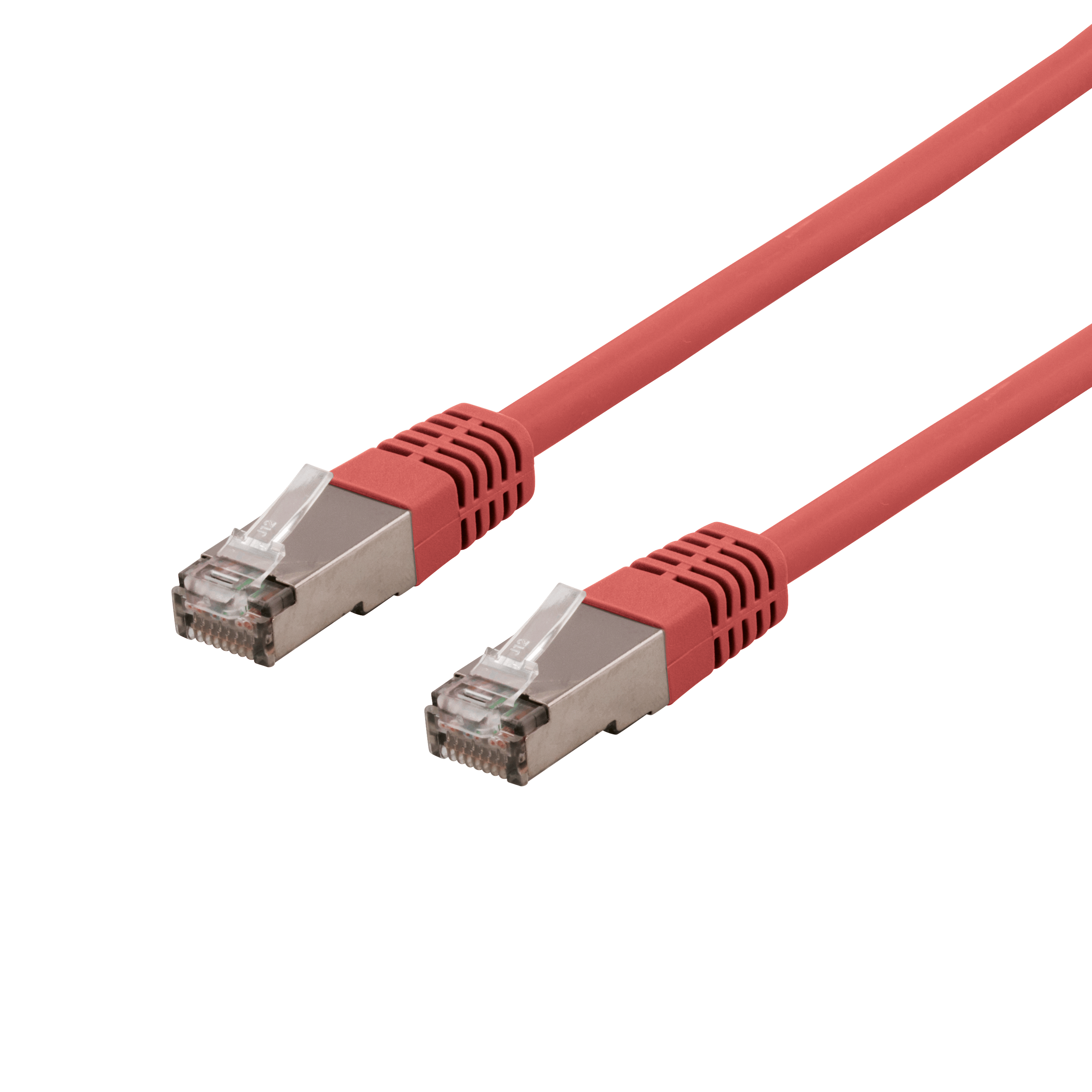 DELTACO U/STP Cat6a patchkabel, LSZH, 20m, Red