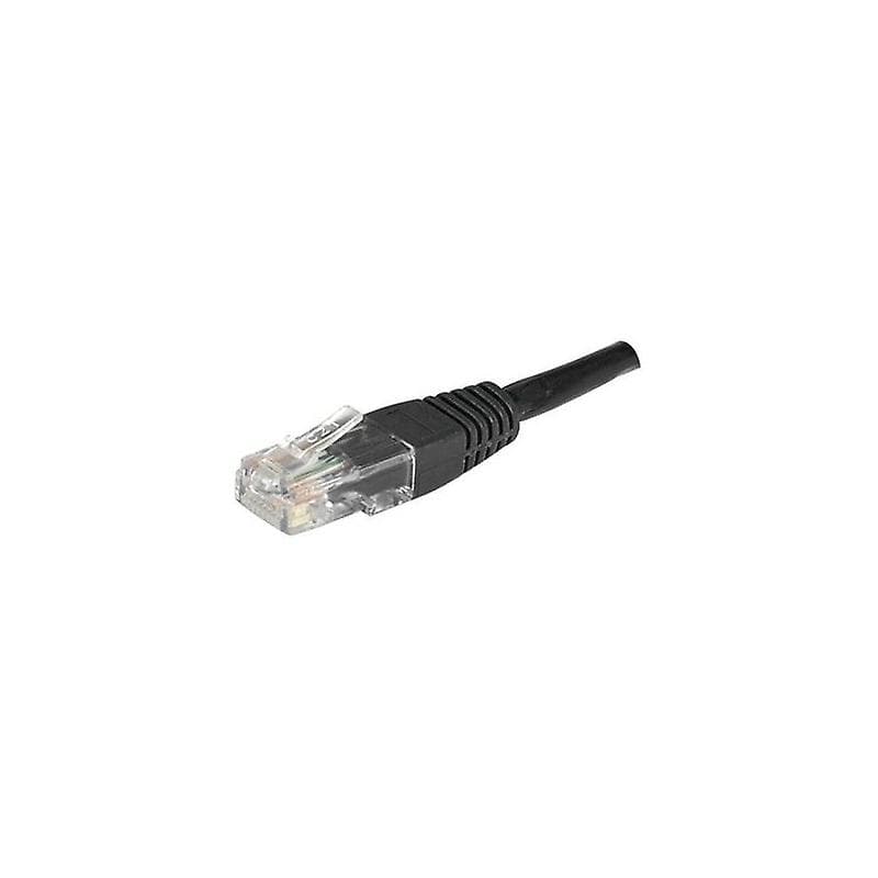 EXC Patch Cord RJ45 CAT.6 U/UTP Copper Black 0.5m