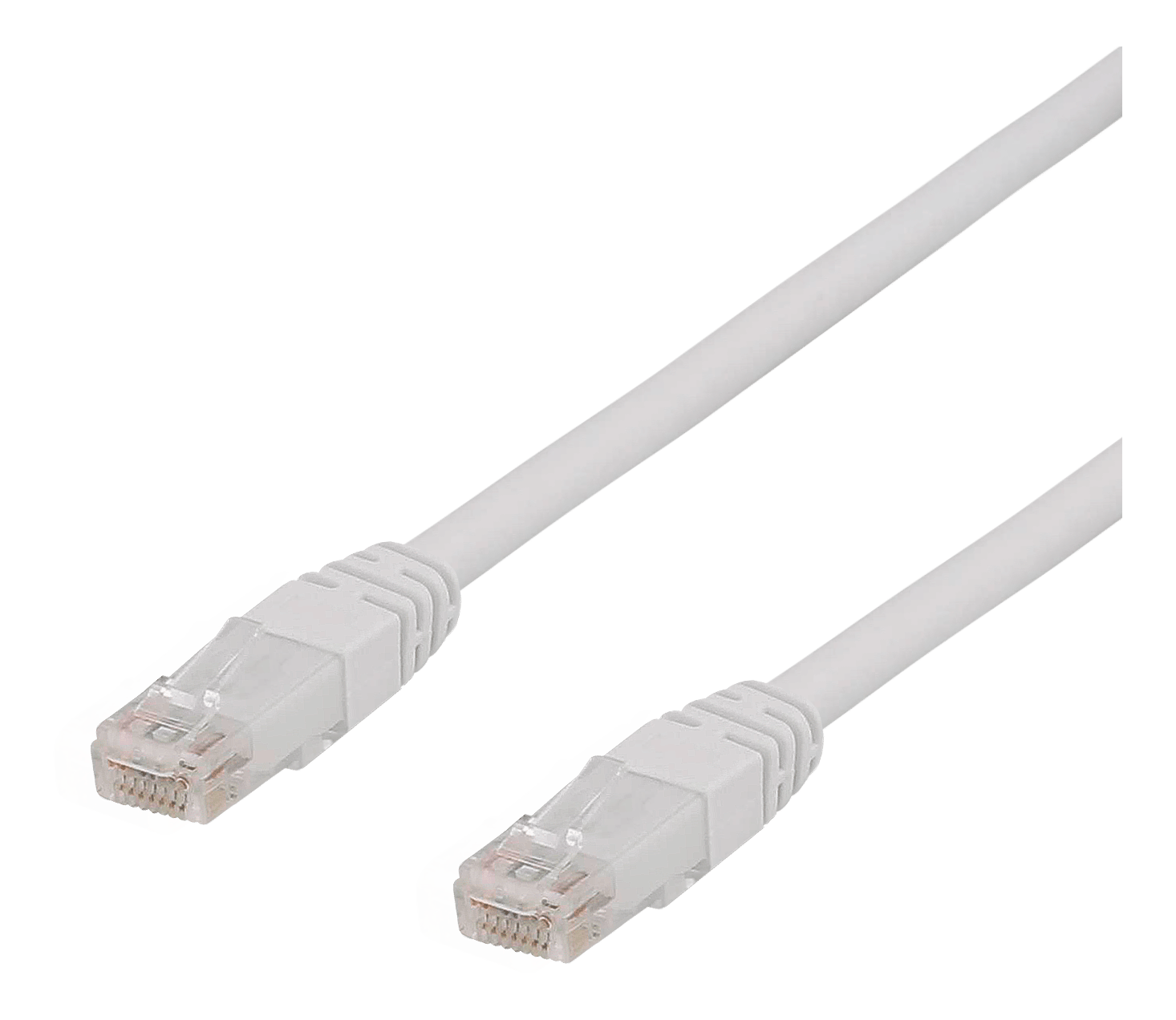 DELTACO U/UTP Cat6A patch cable, 35m, 500MHz, Delta, LSZH, white