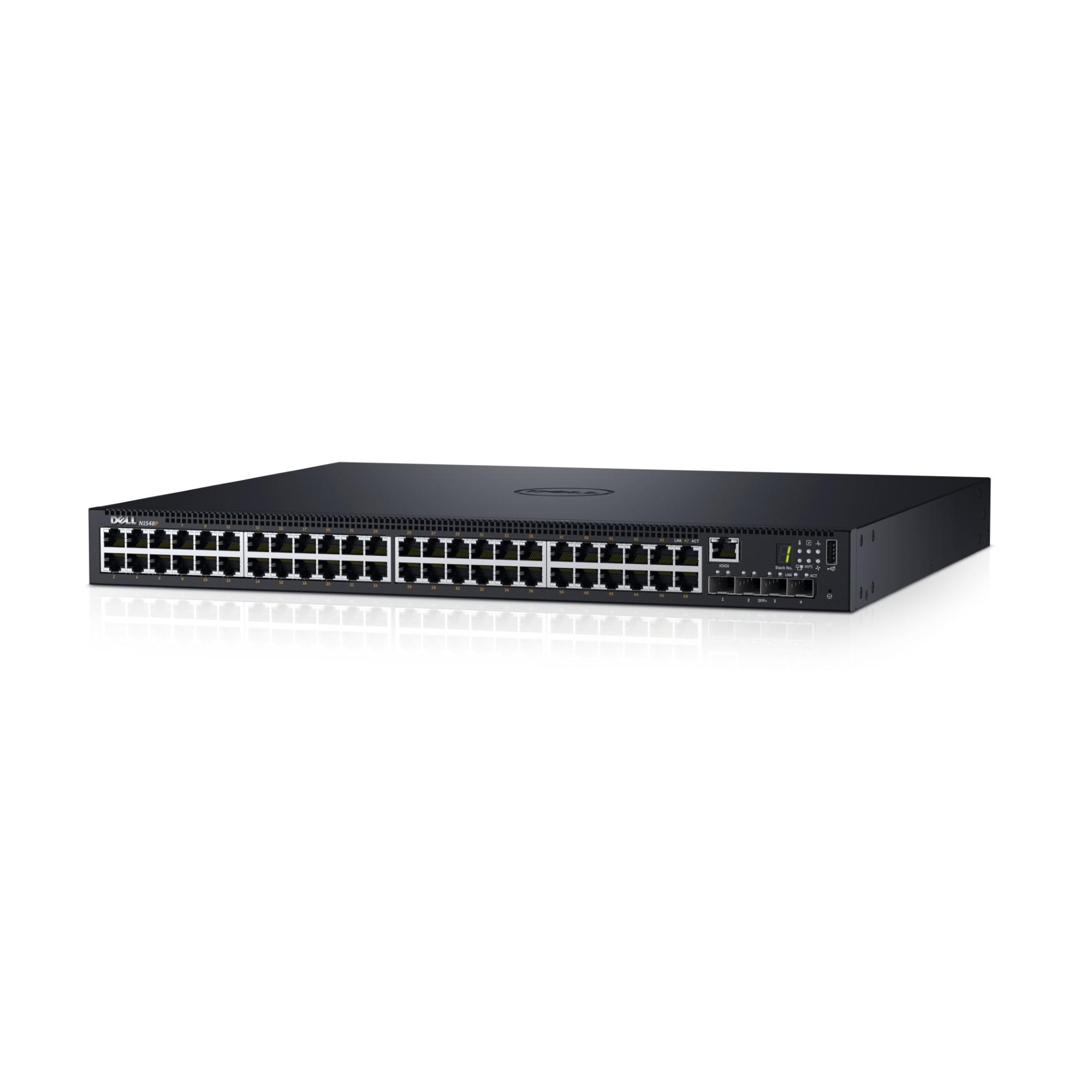 DELL NETWORKING N1548P NORMALAFCPNT POE+ 48X 1GBE+4X10GBESFP+ .IN