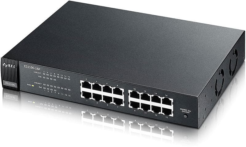 ZyXel ZyXEL ES1100-16P PoE seri es 1000