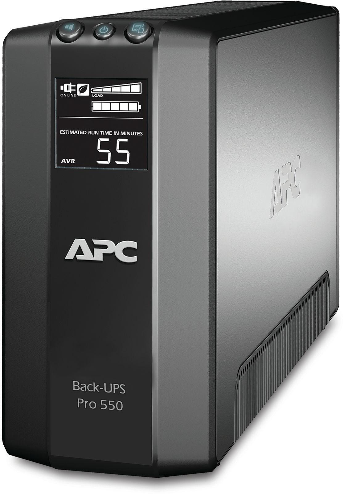 APC Back-UPS RS LCD 550 Master Control - UPS - AC 230 V - 330 Watt - 550 VA - USB - utgångskontakter: 6 - svart