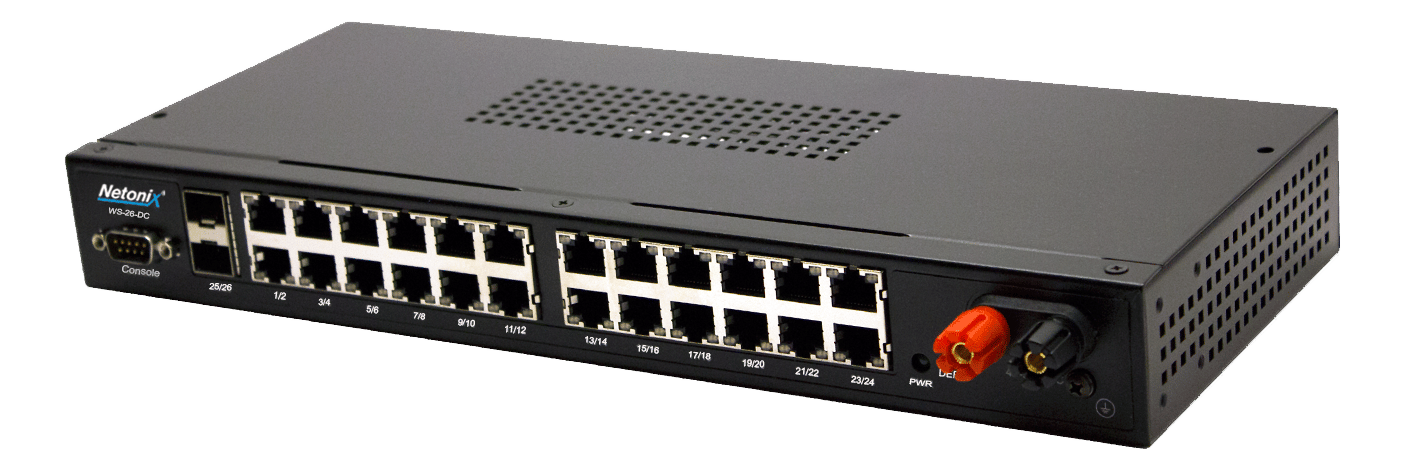 NETONIX Switch WS-26-DC 24xGE PoE ports 2xSFP