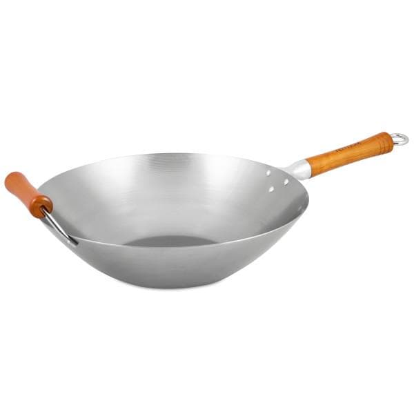 Ken Hom Excellence Non-Stick Wok, Carbon Steel, Black, 35 cm
