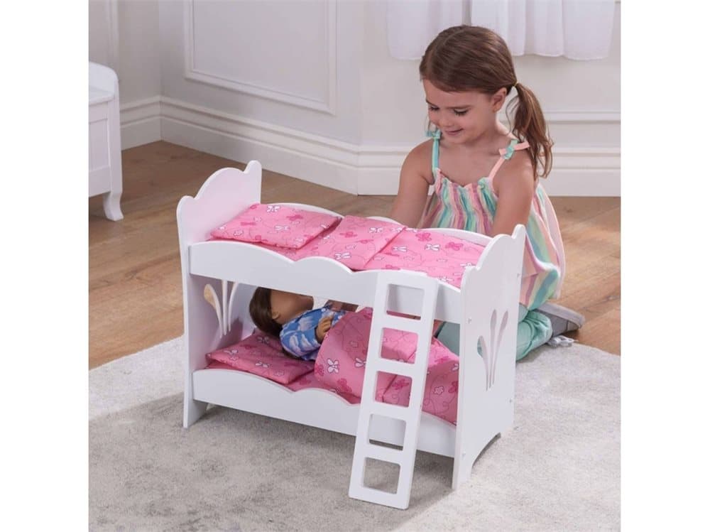 KidKraft 60130, Dollhouse bed/cot, 3 År, Vit, MDF, Child, Flicka