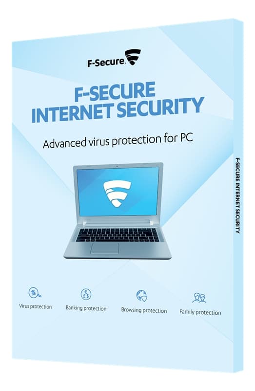 F-Secure Internet Security (1År 1PC), Nordisk, 25-PACK OEM
