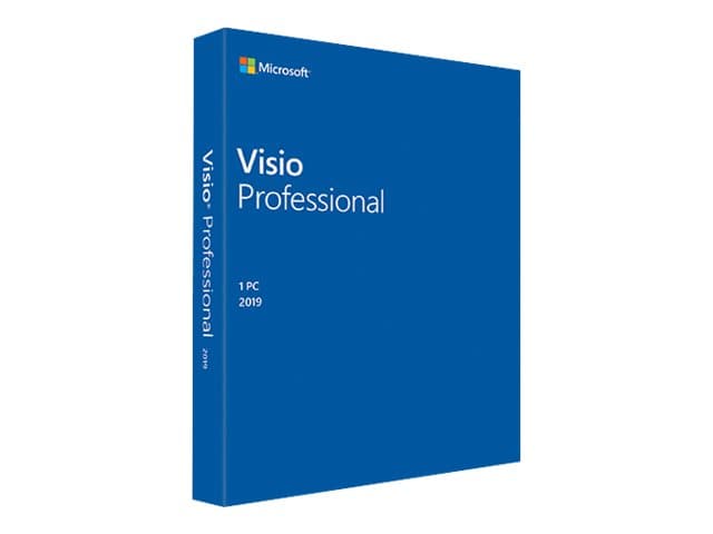 Microsoft Visio Professional 2019 - Bokspakke - 1 PC - medieløs - Win - Norsk