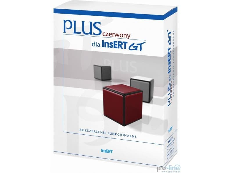 Insert InsERT program red PLUS extension for InsERT GT