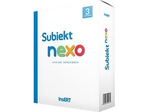 Insert Subiekt Nexo program for 3 positions (OBISSASU0570)