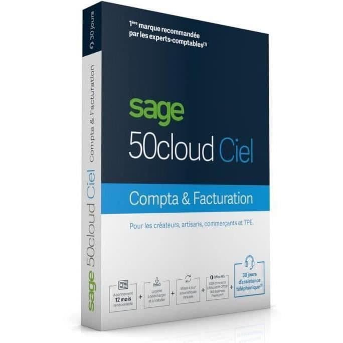 SAGE 50cloud COMPTA + FAKTURERING - 30 dage