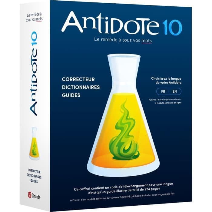 Antidote 10 - Korjaus, sanakirjat ja oppaat