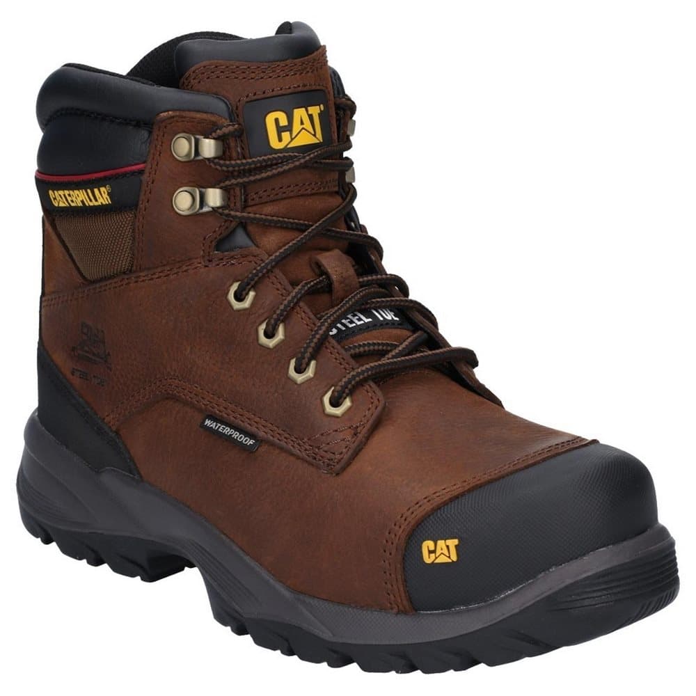 Caterpillar Mens Spiro Lace Up Waterproof Safety Boot
