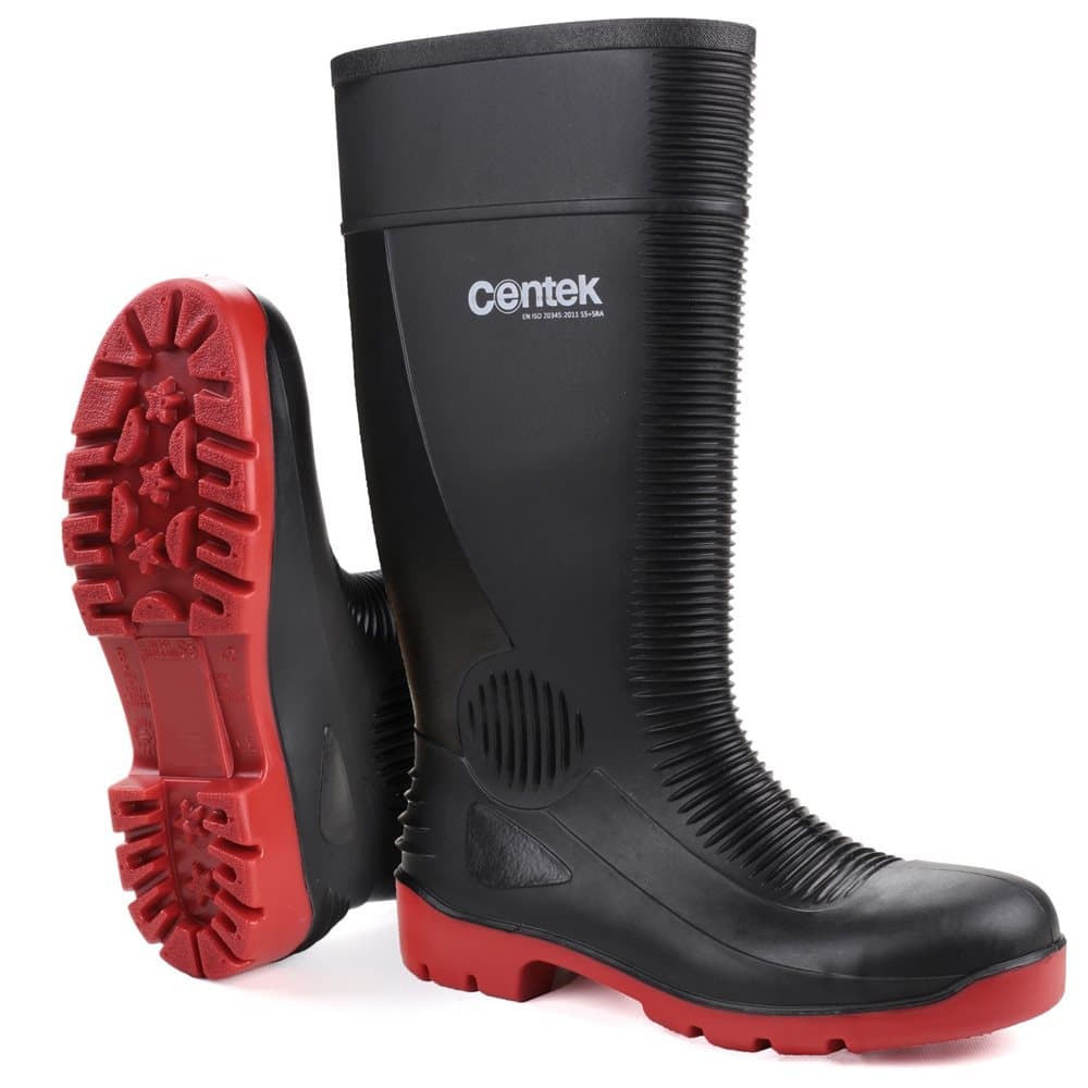Centek Unisex FS338 Compactor Waterproof Safety Wellington Boots