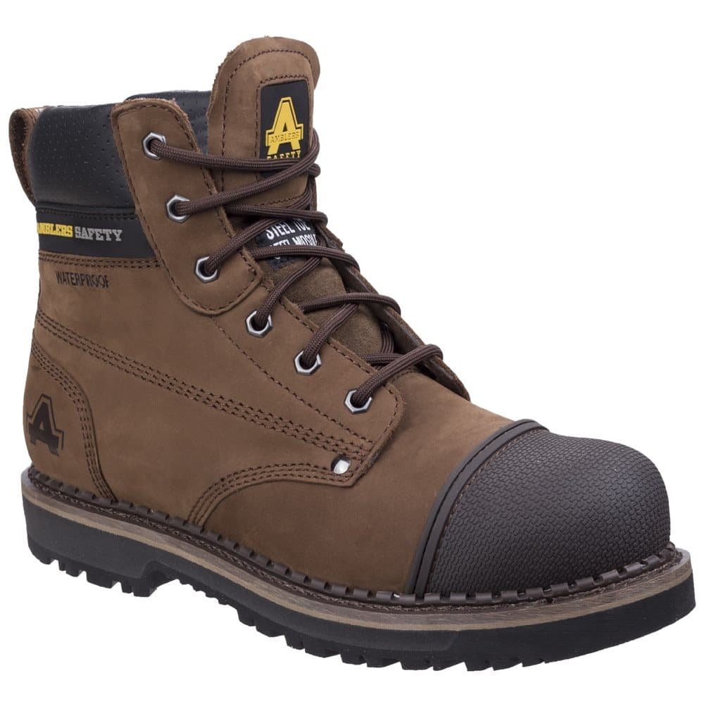 Amblers Mens AS233 Leather Scuff Boot