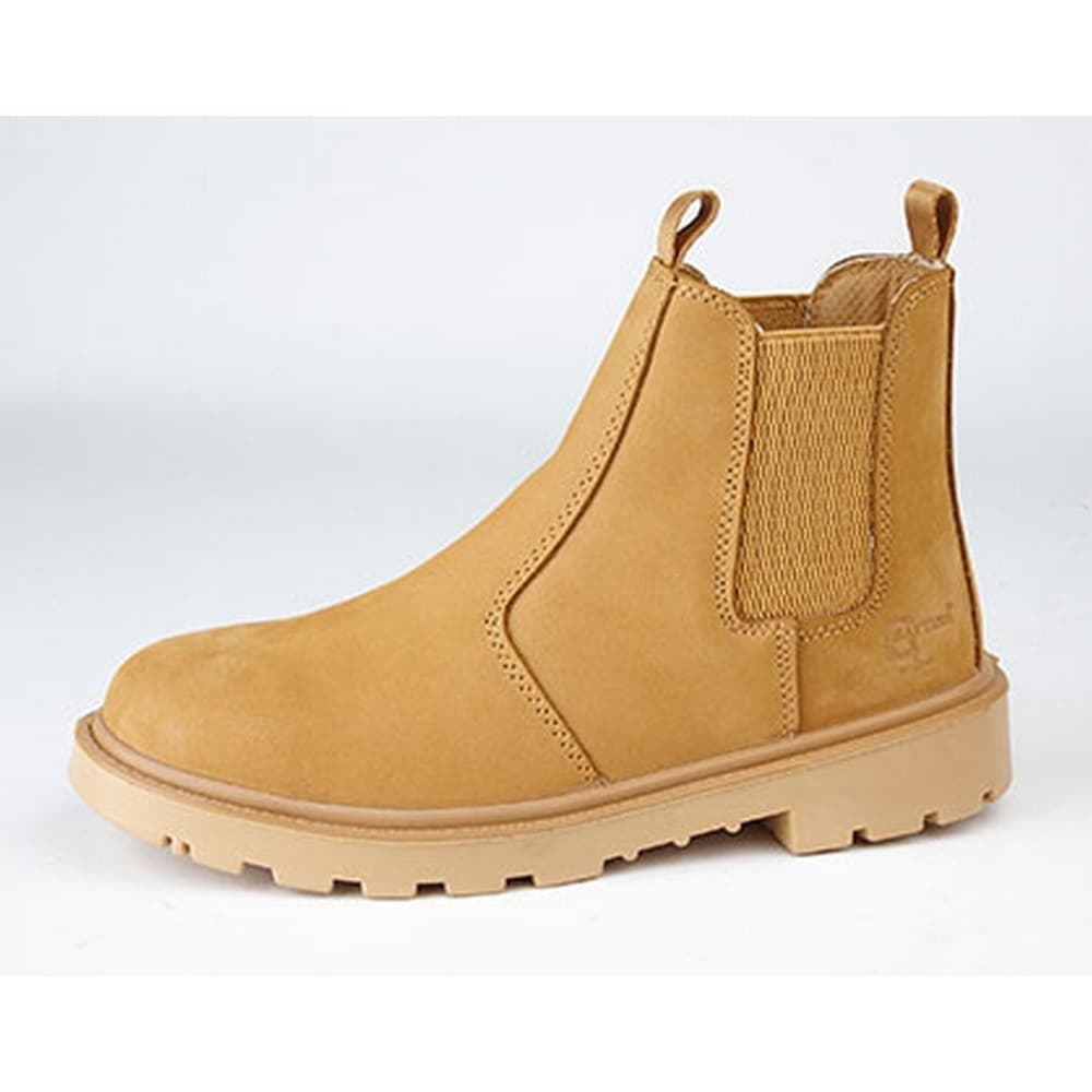 Grafters Mäns grinder Safety Twin Gusset Leather Dealer Boots