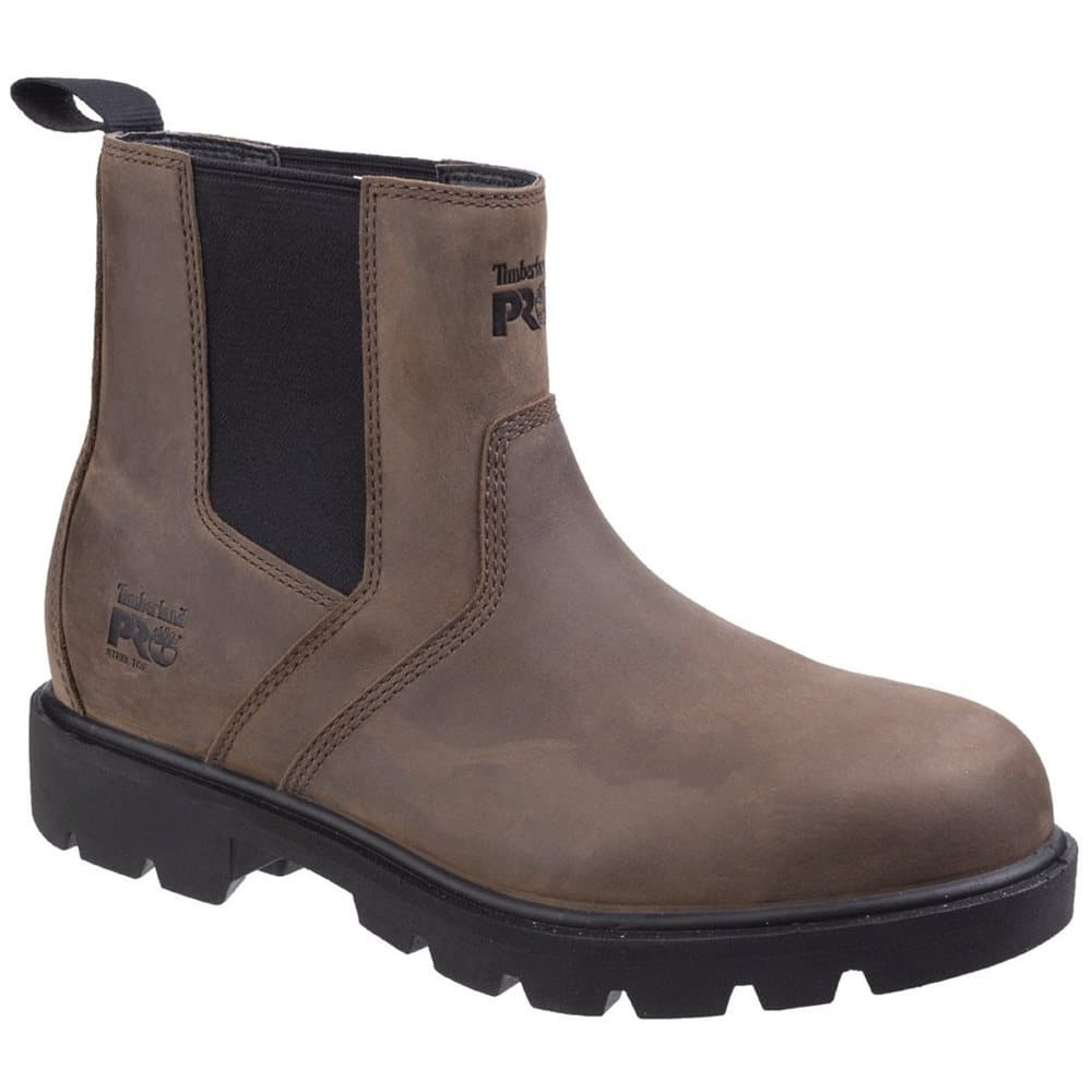 Timberland Pro Mens Sawhorse Dealer Slip On Safety Leather Boots