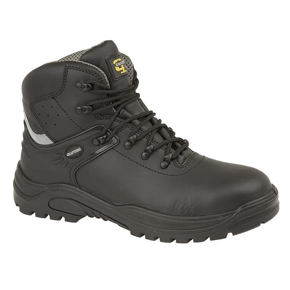 Grafters Mens Transporter Padded Ankle Mid Safety Boots